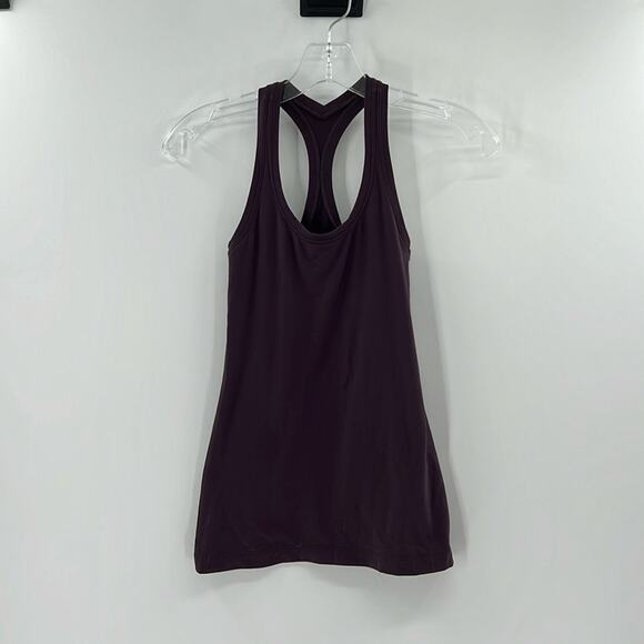 Lululemon Women's Cool Racerback Tank Top - Deep Purple - 2 - Picture 1 of 5